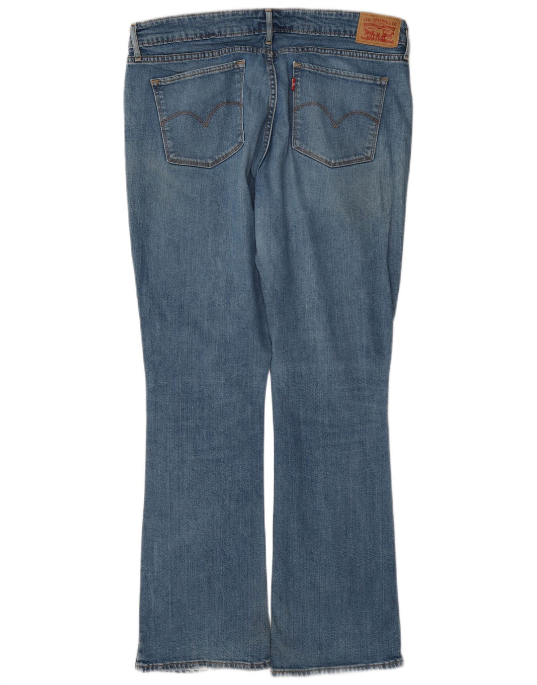 Damskie jeansy Levi's 715 Bootcut W32 L30 Niebieska bawełna