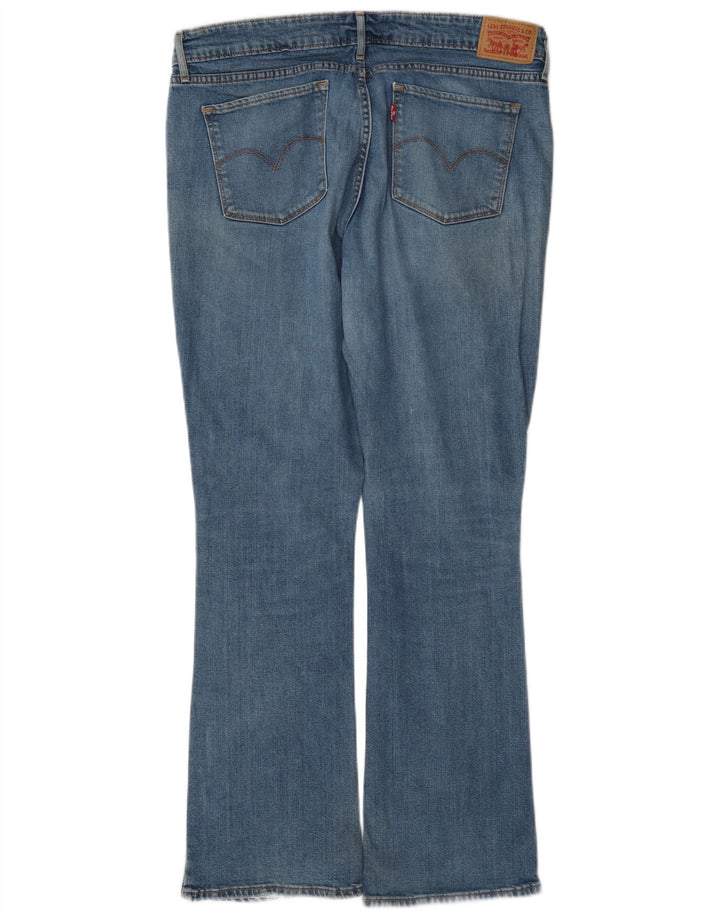 Damskie jeansy Levi's 715 Bootcut W32 L30 Niebieska bawełna