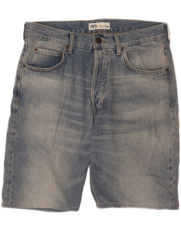 Damskie spodenki jeansowe Zara EU 38 Small W28 Niebieskie bawełniane