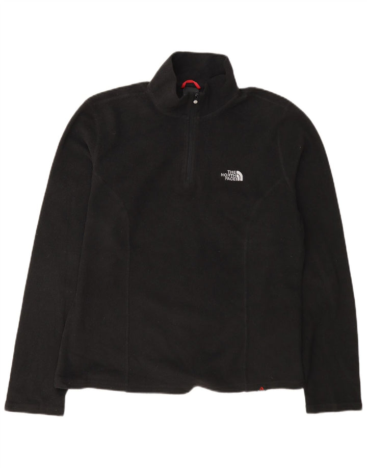 Damski sweter polarowy The North Face z zamkiem błyskawicznym, UK 14, średni czarny poliester
