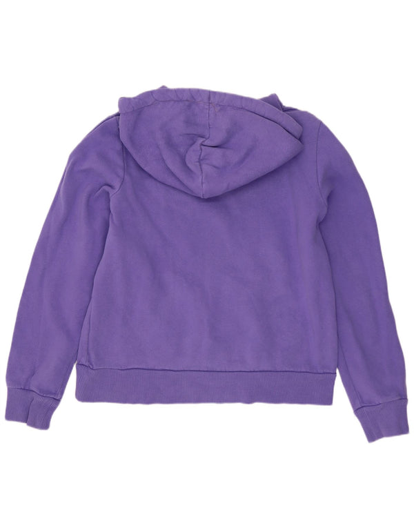 Damski sweter z kapturem Superdry Graphic UK 12, średni fiolet, bawełna