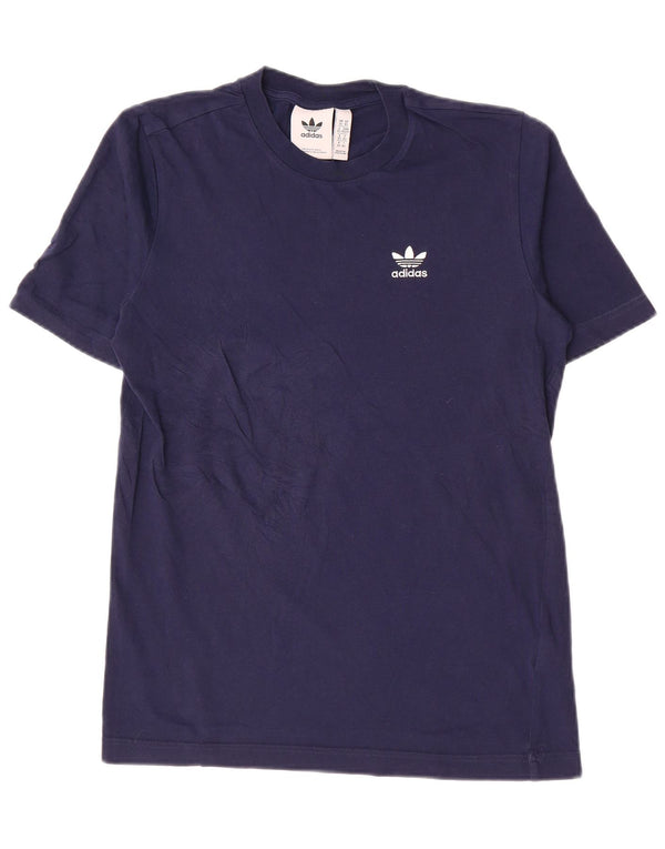 Koszulka męska Adidas Top XS, bawełniana, granatowa