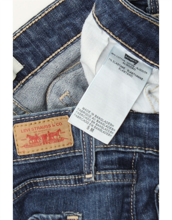 LEVI'S Womens 518 Super Low Bootcut Jeans US 5 Medium W30 L30 Blue Cotton Vintage Levi's and Second-Hand Levi's from Messina Hembry 