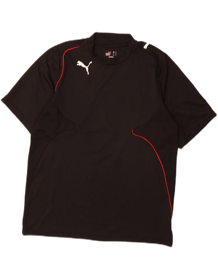 Męski T-shirt PUMA, duży, czarny