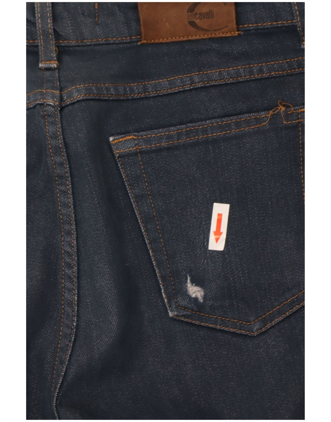 Jeansy damskie Just Cavalli Bootcut W30 L31 granatowe