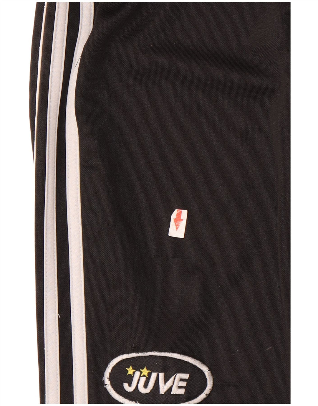 Męskie spodnie dresowe Adidas Juventus Graphic, małe, czarne, poliestrowe