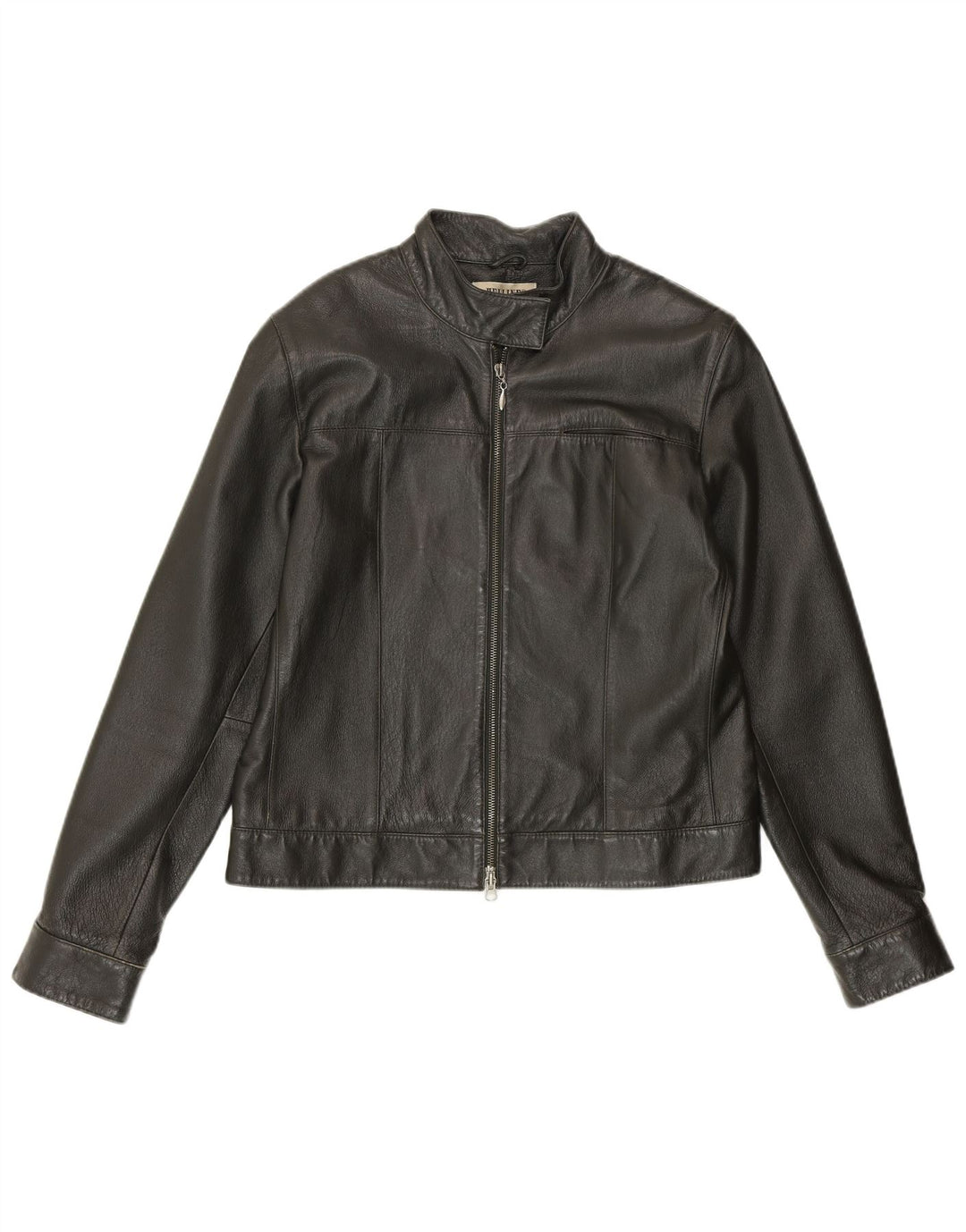 HELLINE Damska kurtka skórzana UK 14 Średnia zielona skóra