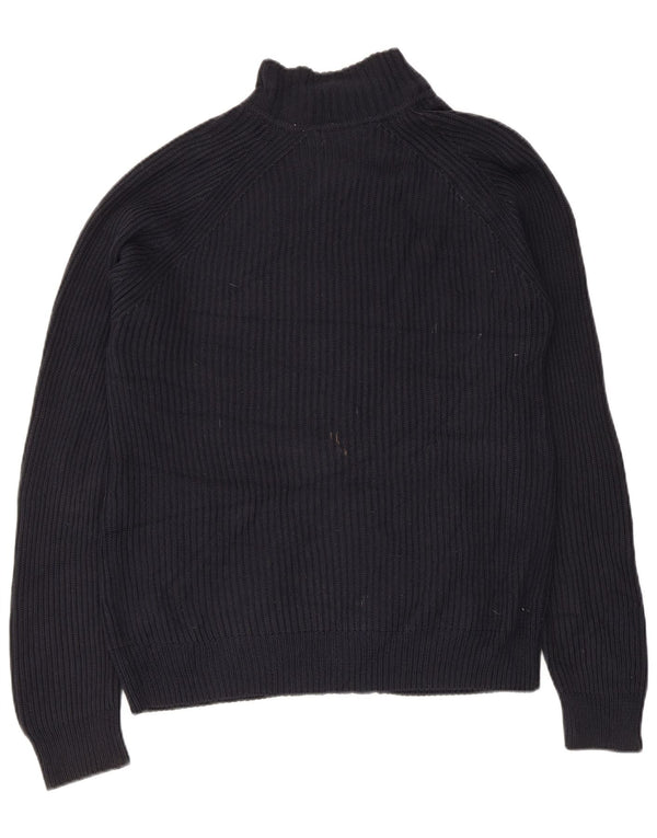 Męski sweter rozpinany Calvin Klein z zamkiem błyskawicznym, średni granatowy, bawełniany