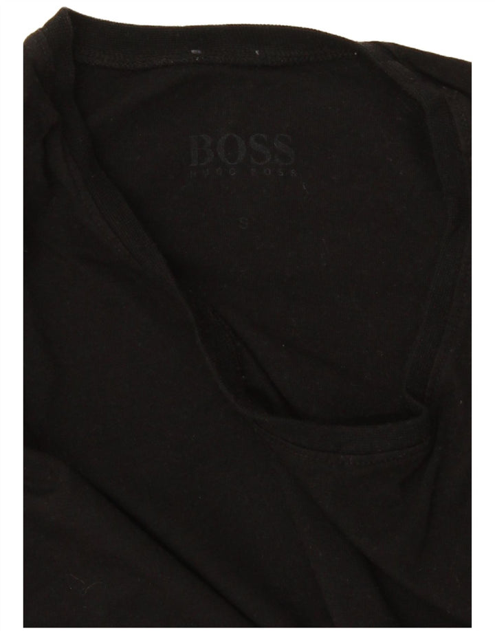 Koszulka męska HUGO BOSS, mała, czarna
