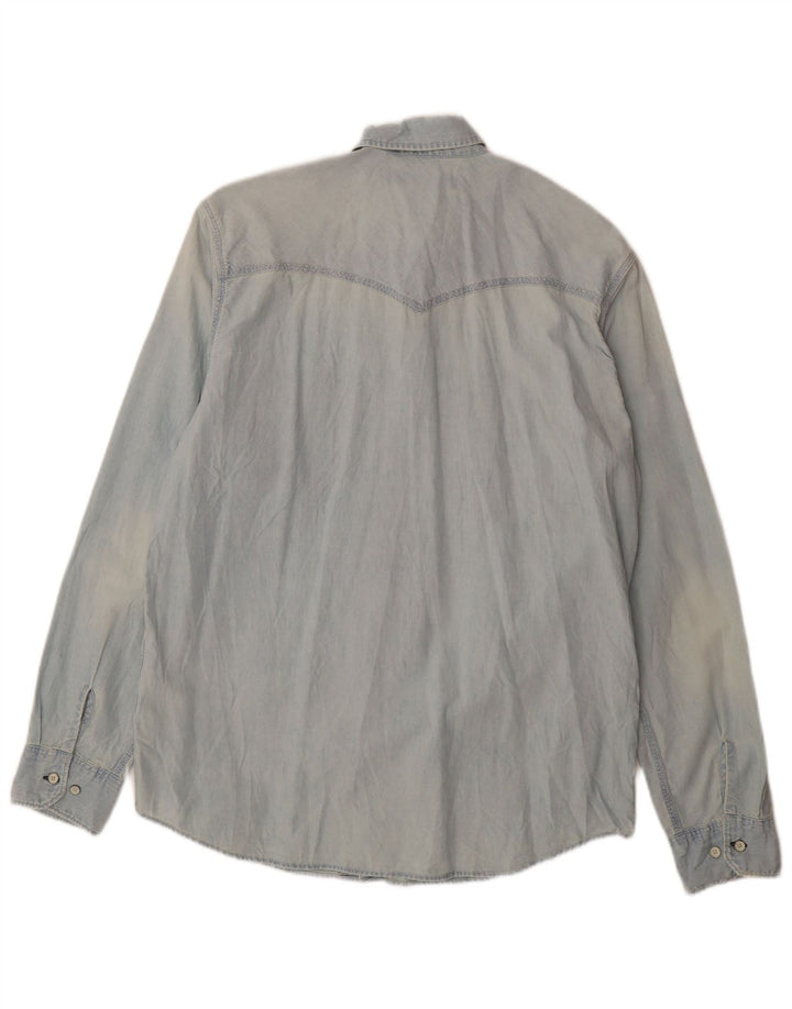 Męska koszula dżinsowa Levi's o standardowym kroju, duża, niebieska, bawełniana