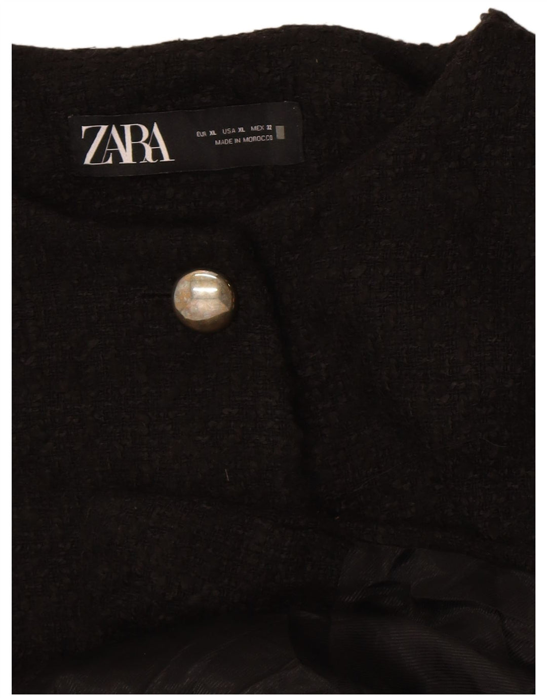 Damska marynarka Zara z 4 guzikami, UK 18 XL, czarna