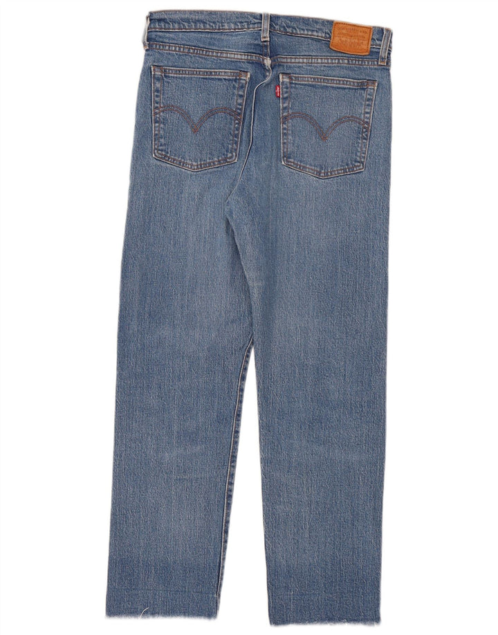 Damskie jeansy Levi's Wedgie Straight W29 L28 Niebieskie bawełniane