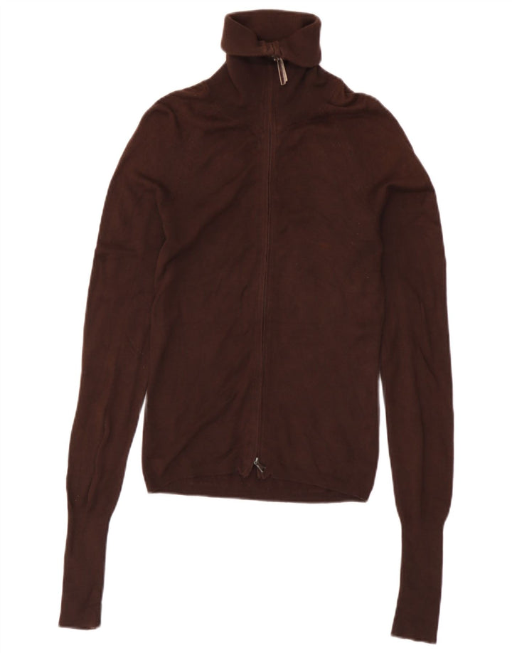Sweter damski Zara Cardigan UK 8 Small Brown Rayon