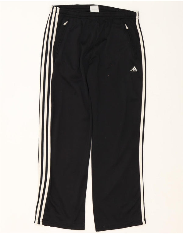 Adidas Mens Tracksuit Trousers UK 40/42 Medium Black Polyester