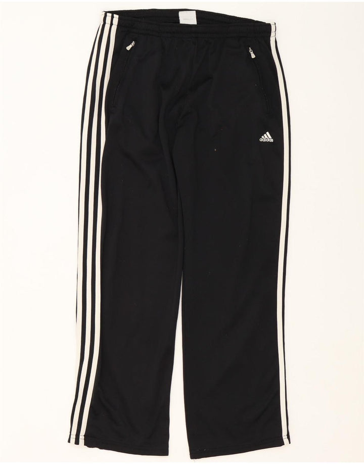 Męskie spodnie dresowe Adidas UK 40/42 Średni czarny poliester