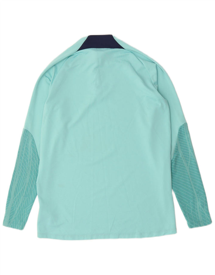 Damski dres Nike Dri Fit z zamkiem błyskawicznym na szyi, UK 16, duży turkusowy