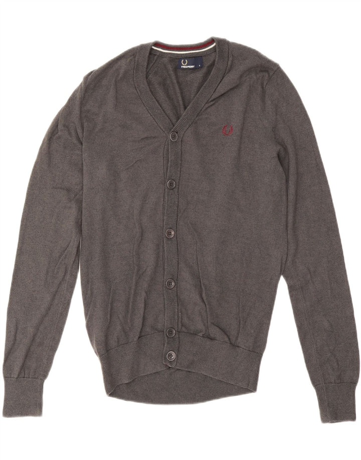 Sweter męski Fred Perry, mały, szary, wełniany