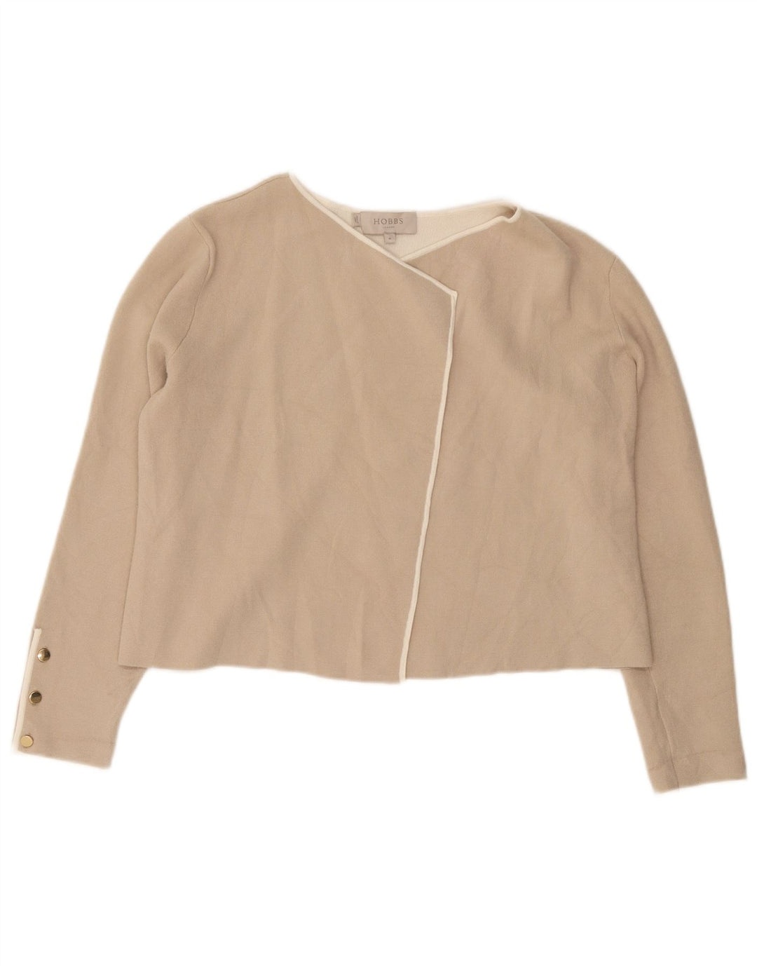 Sweter damski Hobbs Open Cardigan UK 14 Medium Beige Wiskoza