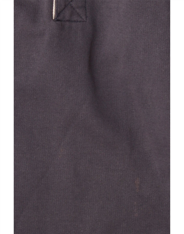 Męska koszulka polo z długim rękawem FAT FACE XL, granatowa, bawełniana