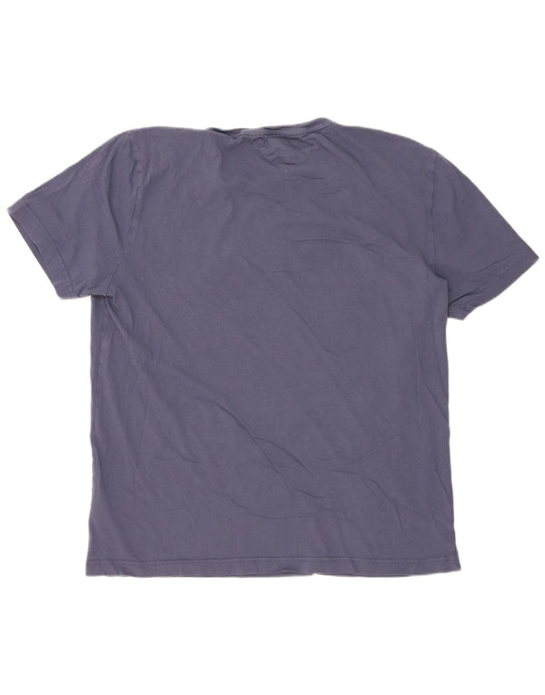Męska koszulka z grafiką Tommy Hilfiger Top 2XL Granatowa, bawełniana w bloki kolorów