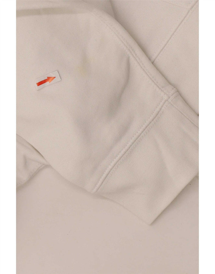 Męski sweter z kapturem Levi's o swobodnym kroju, duży, biały