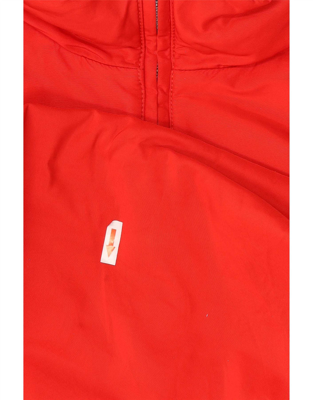 Vintage męska kurtka Anorak z kapturem UK 40, duża, czerwona, poliamidowa