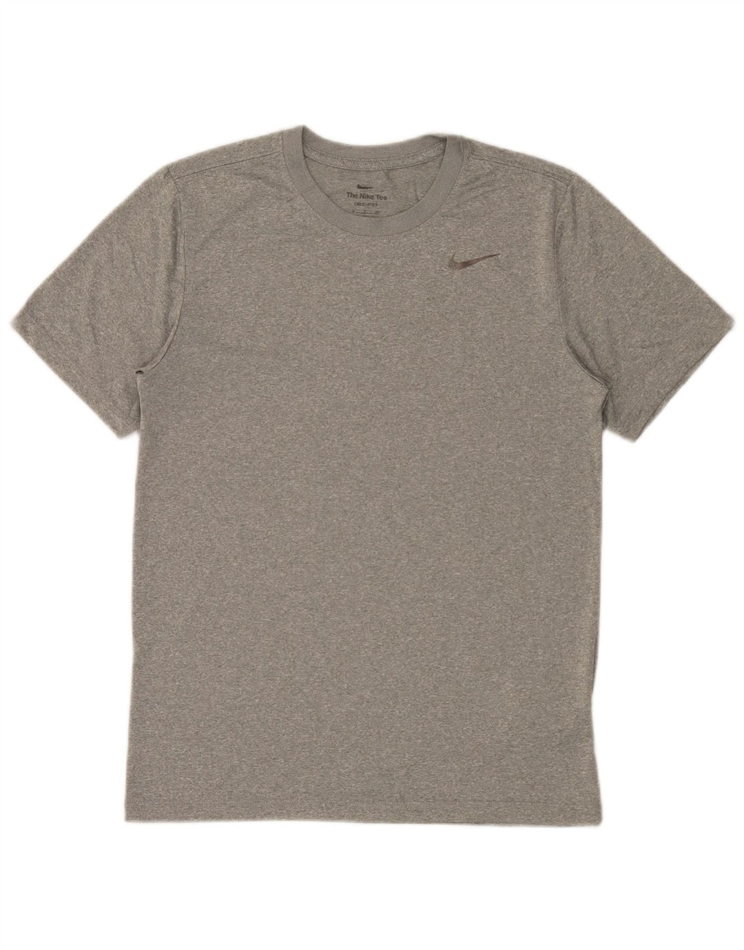 Męski T-shirt Nike Dri Fit, mały, szary, nakrapiany poliester