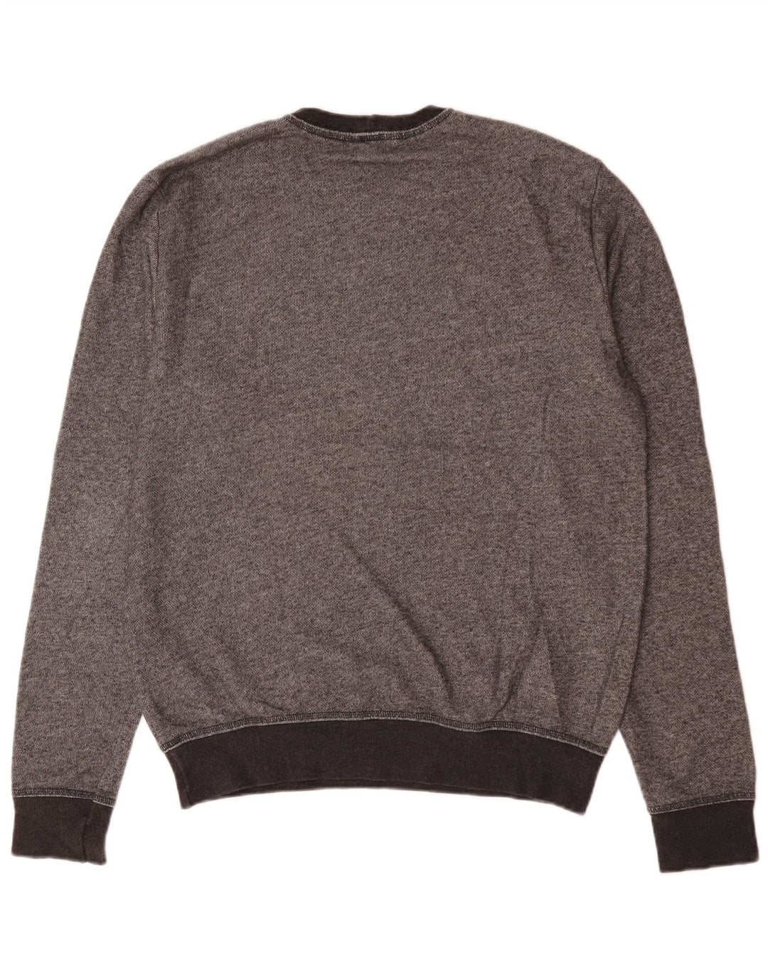 Męska bluza z grafiką Benetton 2XL, szara, nakrapiana bawełna