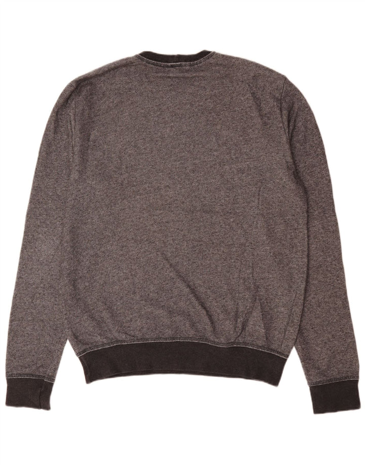Męska bluza z grafiką Benetton 2XL, szara, nakrapiana bawełna