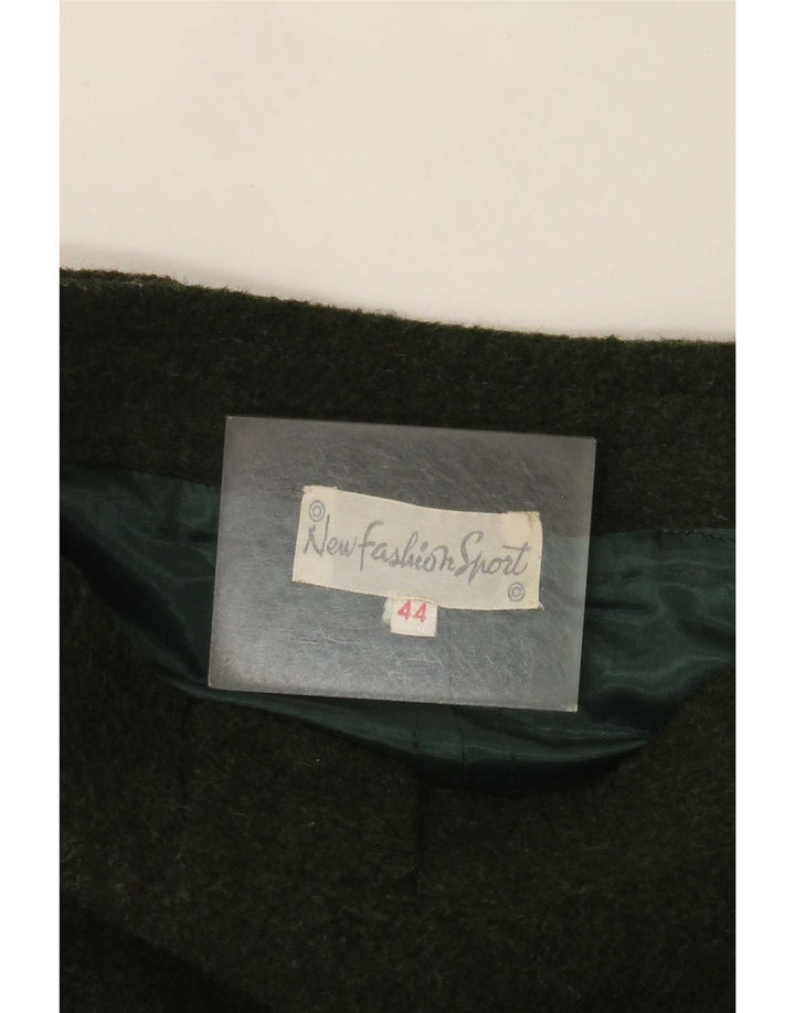 Vintage damska spódnica w kształcie litery A IT 44 Medium W28 zielona