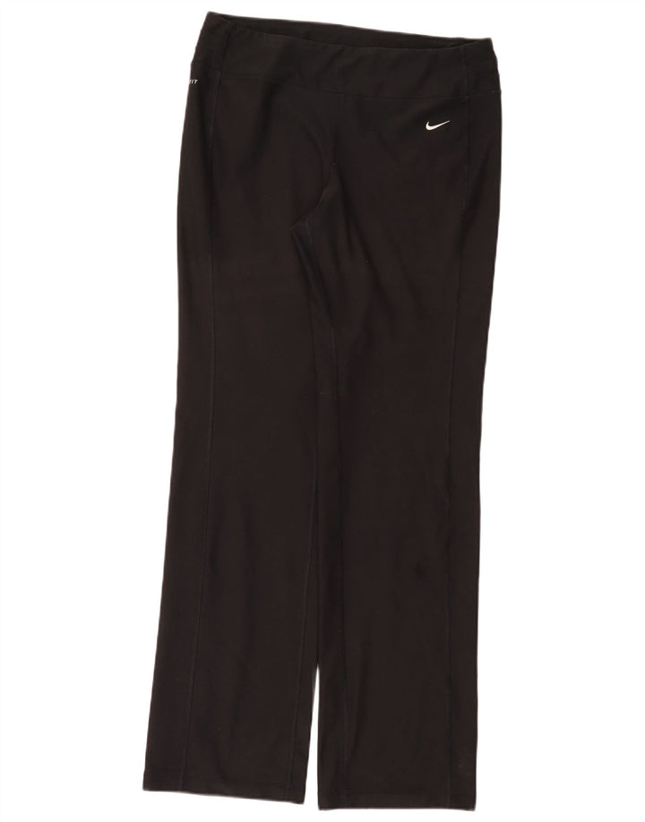 Damskie spodnie dresowe Nike Dri Fit UK 14, średnie czarne