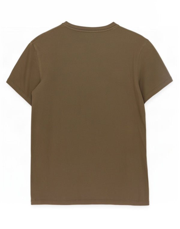 T-shirt męski slim fit Timberland, duży, bawełniany khaki