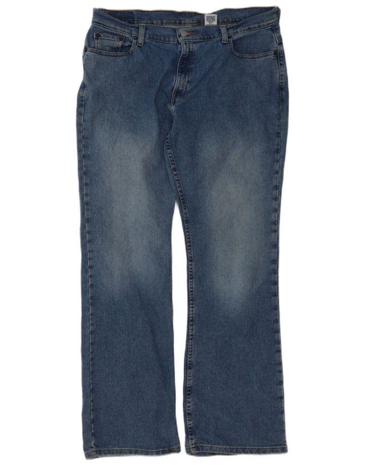 Damskie jeansy Levi's 515 Bootcut US 16 2XL W36 L32 Niebieskie bawełniane
