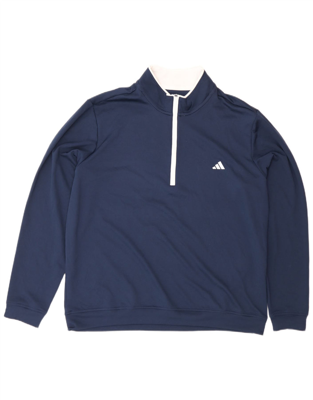 Adidas Męska Bluza z Zamkiem przy Szyi XL Granatowy Poliester