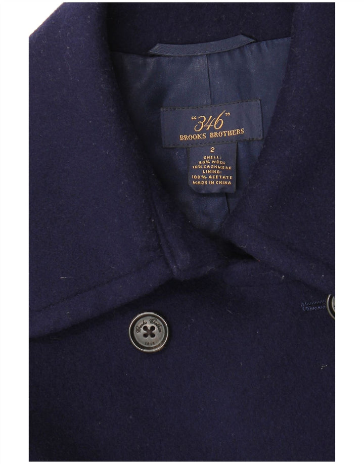 Płaszcz damski Brooks Brothers US 2 XS, granatowy, wełniany