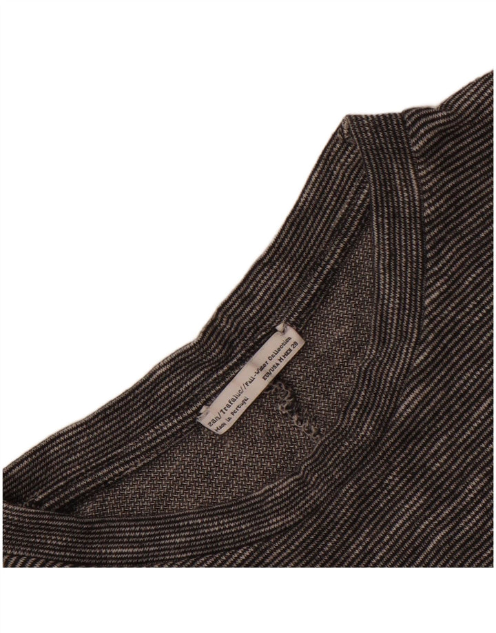 Damski top Zara z rękawem 3/4, UK 14, średnioszary, nakrapiany