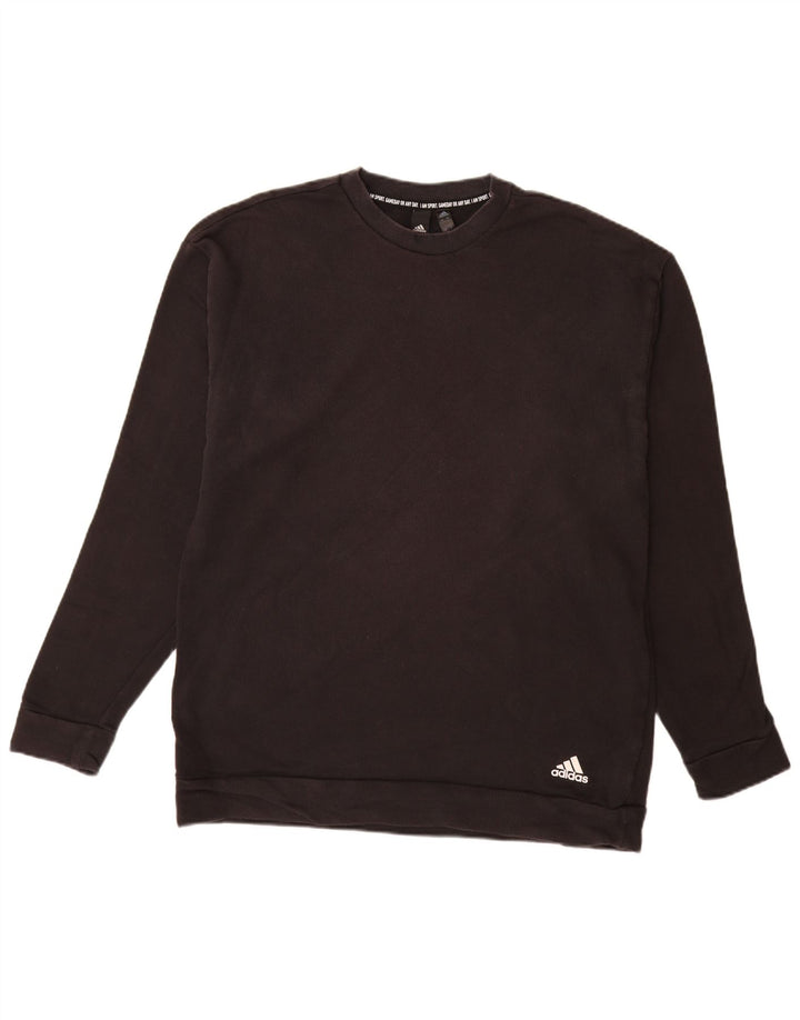 Bluza męska ADIDAS, duża, czarna, bawełniana