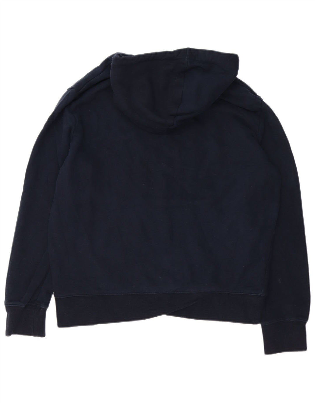 Marks & Spencer Damski sweter z kapturem, średni granatowy, bawełniany