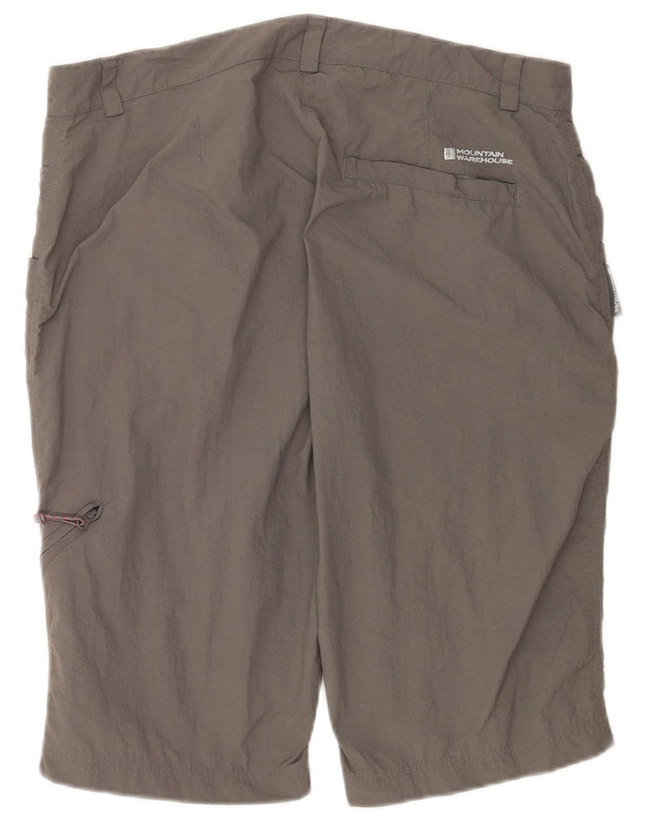 Damskie spodenki cargo Mountain Warehouse UK 14, duże, W34, szary nylon