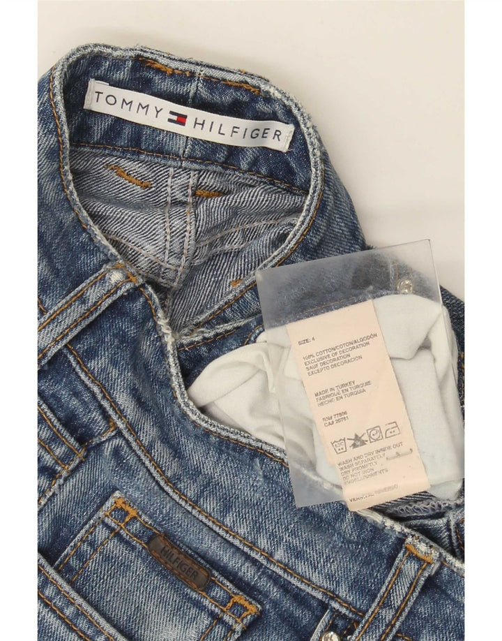 Damskie dżinsy Tommy Hilfiger w trudnej sytuacji US 4 małe W26 L33 niebieskie