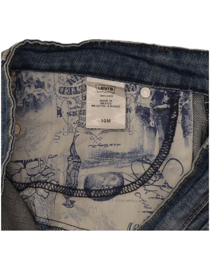 Damskie proste dżinsy Levi's US 10 Large W32 L30 Niebieska bawełna