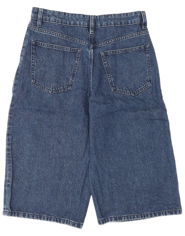 Bermudy Damskie Zara Relaxed Fit Denim z wysokim stanem EU 34 2XS W24 Niebieskie