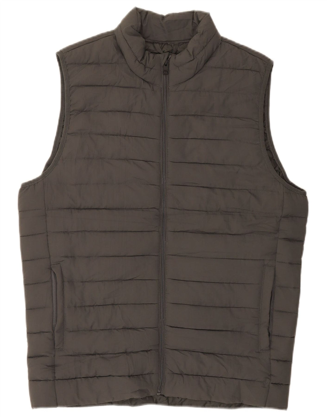 Męska wyściełana kamizelka Jack & Jones UK 36, mała, szary poliester