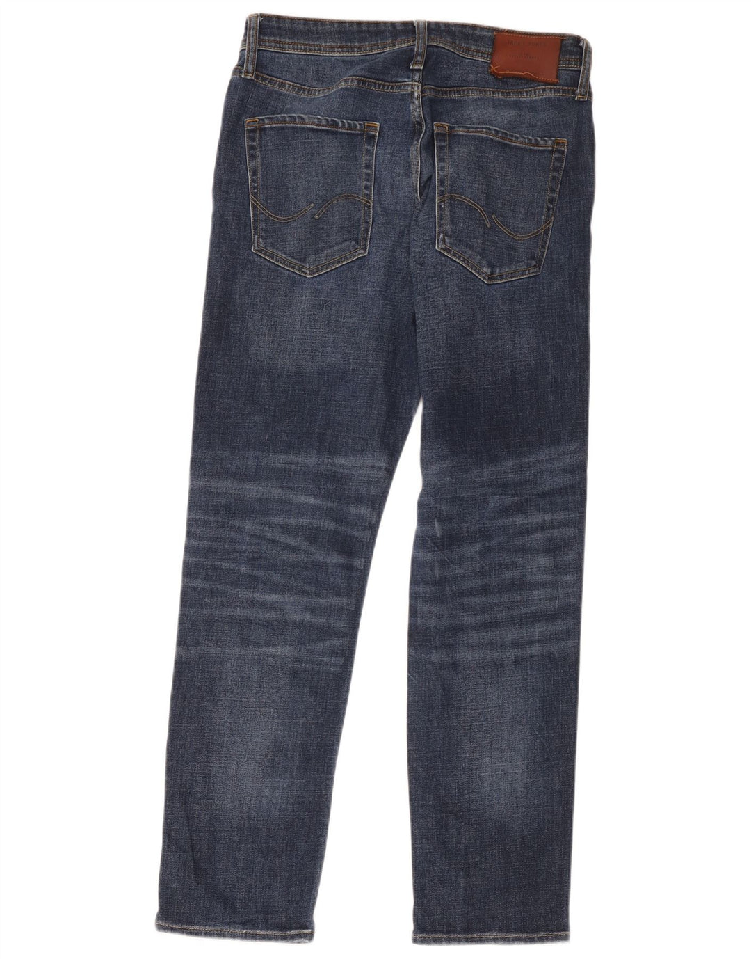 Męskie proste dżinsy Jack & Jones W30 L32 Niebieskie bawełniane