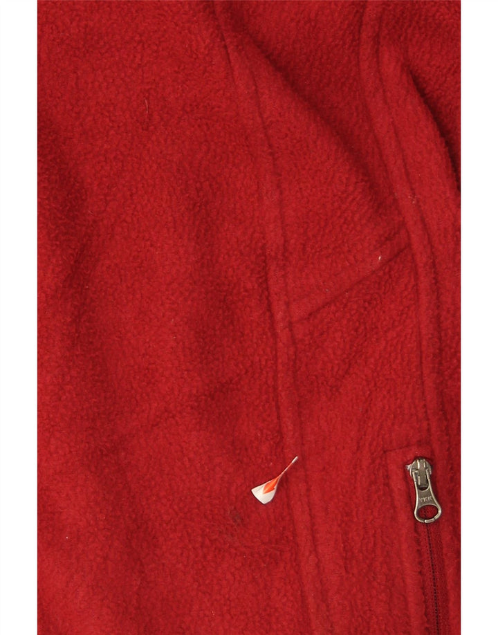 EDDIE BAUER Womens Fleece Jacket UK 16 Large Red Polyester Vintage Eddie Bauer and Second-Hand Eddie Bauer from Messina Hembry 