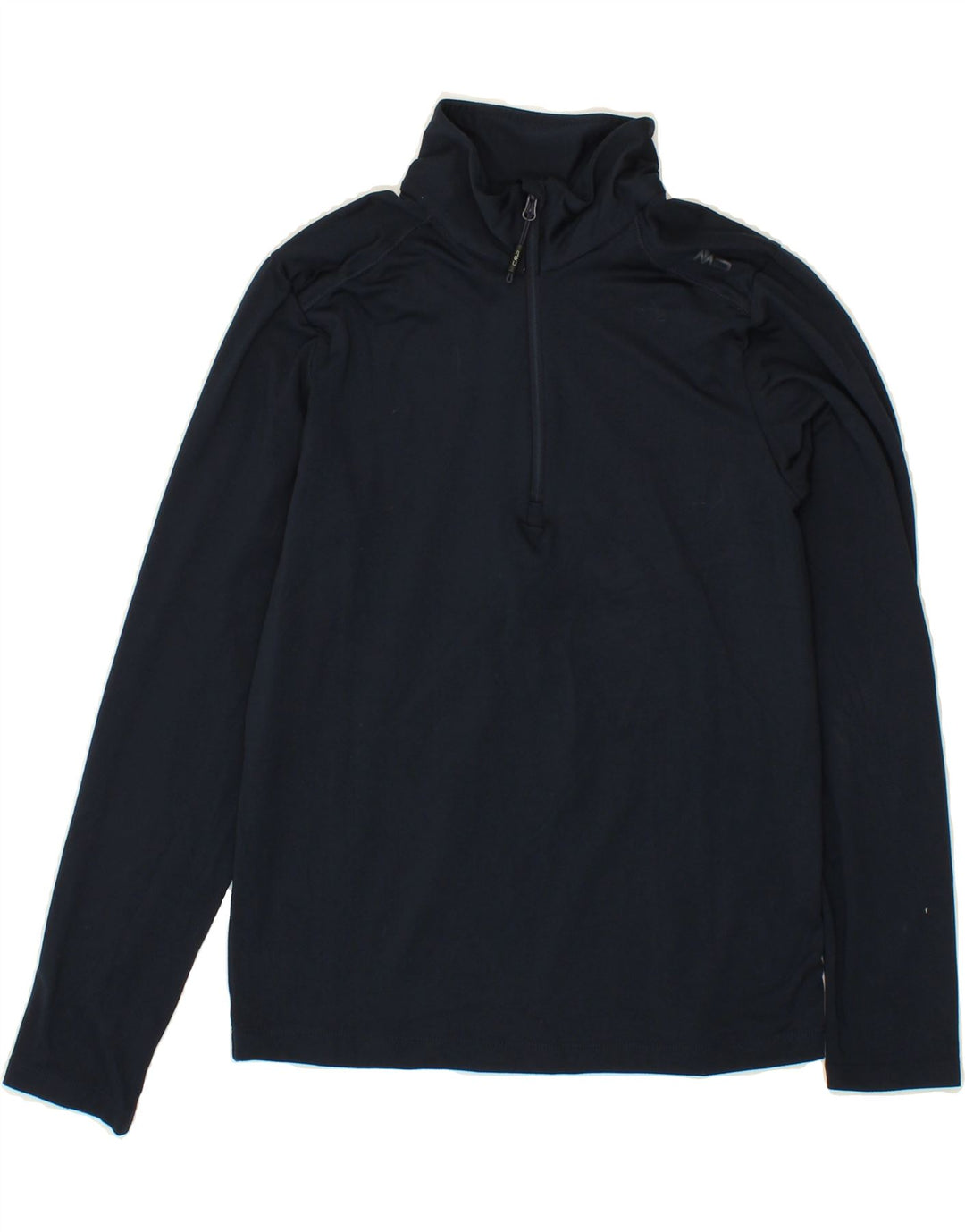 CMP Boys Zip Neck Pullover Tracksuit Top 11-12 Years Navy Blue Polyester Vintage CMP and Second-Hand CMP from Messina Hembry 