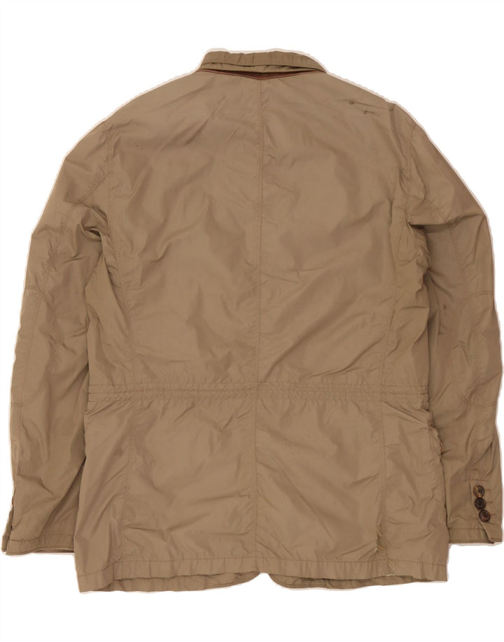 MASSIMO DUTTI Mens Utility Jacket UK 42 XL Brown Nylon Vintage Massimo Dutti and Second-Hand Massimo Dutti from Messina Hembry 