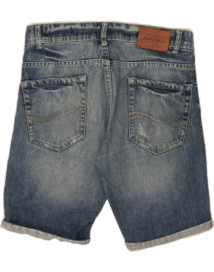 JACK & JONES Mens Denim Shorts Small W29 Blue Vintage Jack & Jones and Second-Hand Jack & Jones from Messina Hembry 
