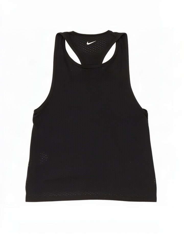 Damska kamizelka Nike Dri Fit Top UK 10, mała, czarna, poliester