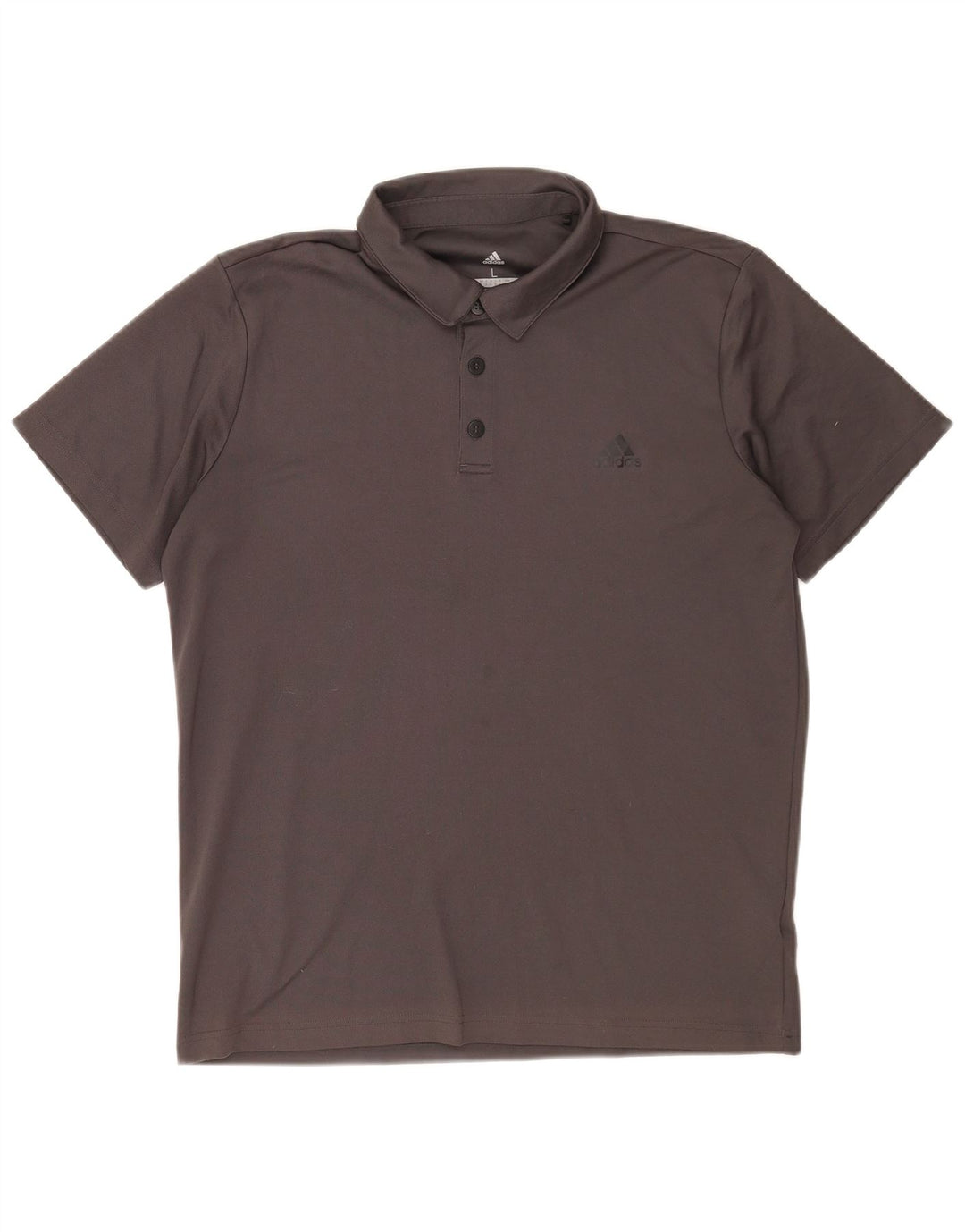 Męska koszulka polo ADIDAS Climalite, duża, szara, z poliestru
